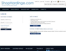 Tablet Screenshot of cart.shophardinge.com